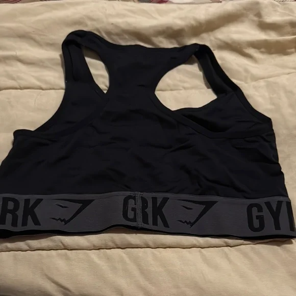 Gymshark Black Sports Bra - Picture 2 of 2